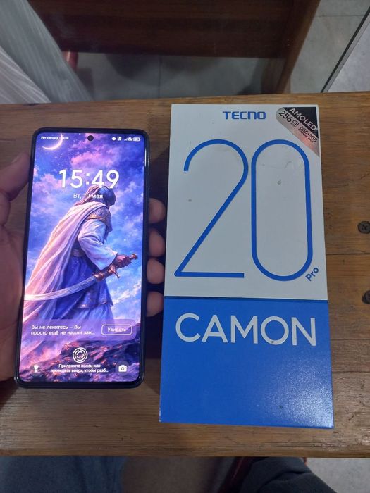 Tecno camon 20 pro 8+8 256gb xotira