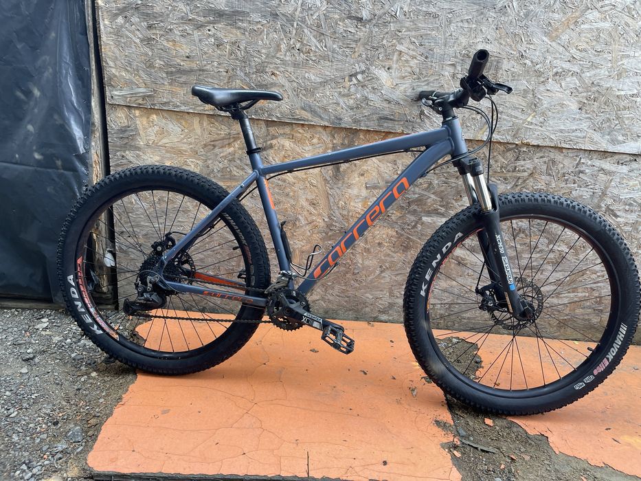 Bicicleta fatbike carrera frane pe disc cadru aluminiu roti 27.5”