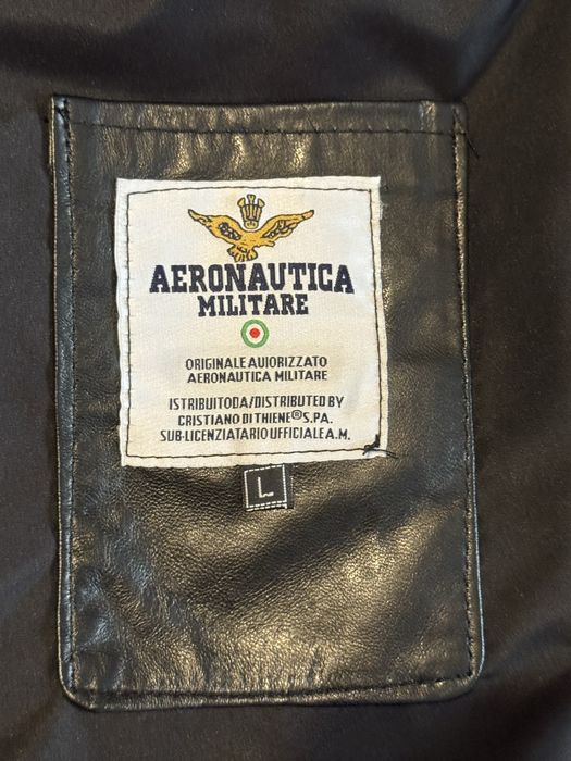 geaca piele aeronautica militare