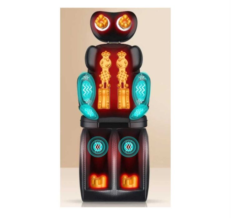 Saltea Masaj cu Role Shiatsu și vibrații, 3 moduri de masaj, 2 viteze