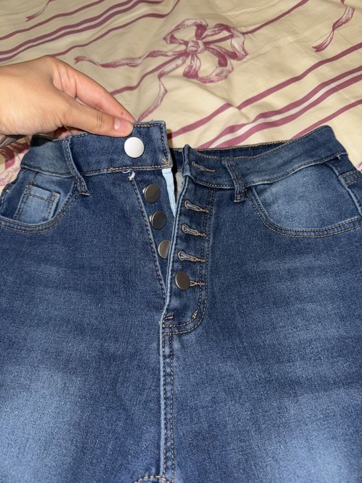 Зимние теплые джинсы с начесом