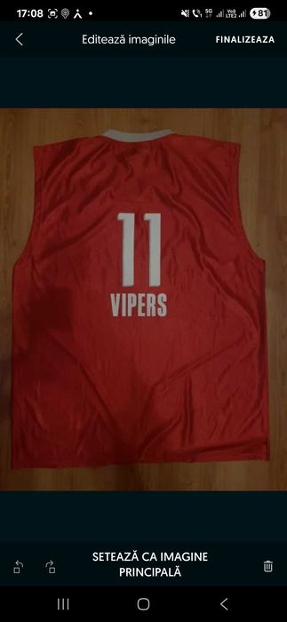 Maieu Adidas Basketball NBA Vipers 11 marimea XXL