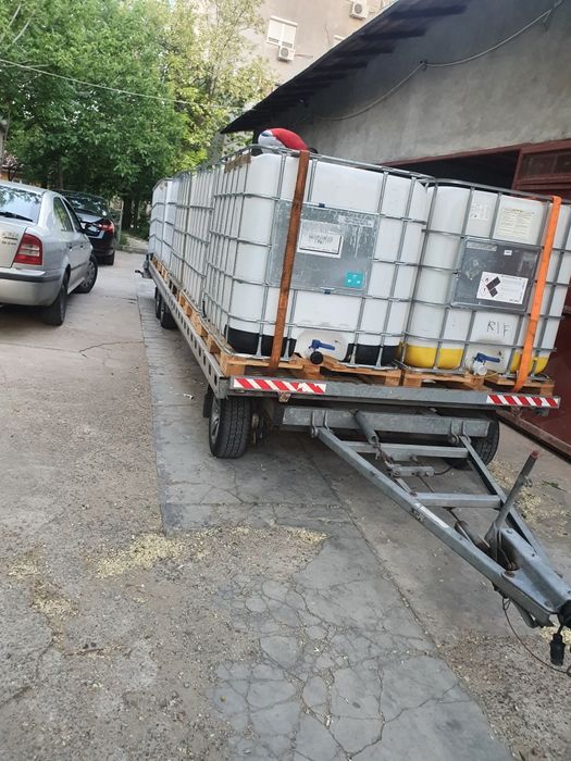 Bazin cub 1000l ibc  1000 litri vas apa cada rezervor