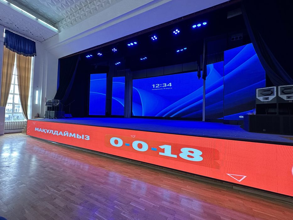 Лед экран на аренду и продажа установка