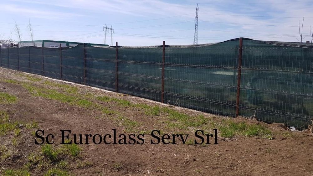 Plasa Verde Pentru Mascarea Gardurilor 1,5x25m si 1.5x50m, 90%Umbrire;