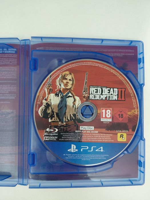Red Dead Redemption 2 диск PS4