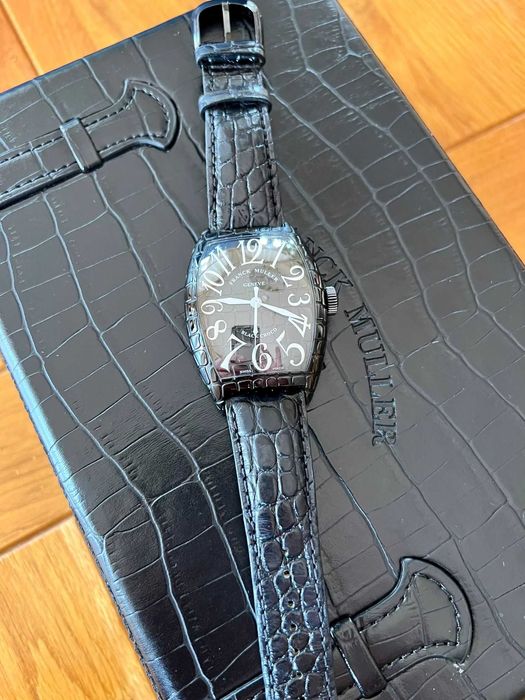 Часовник Frank Muller Black Croco - оригинален!