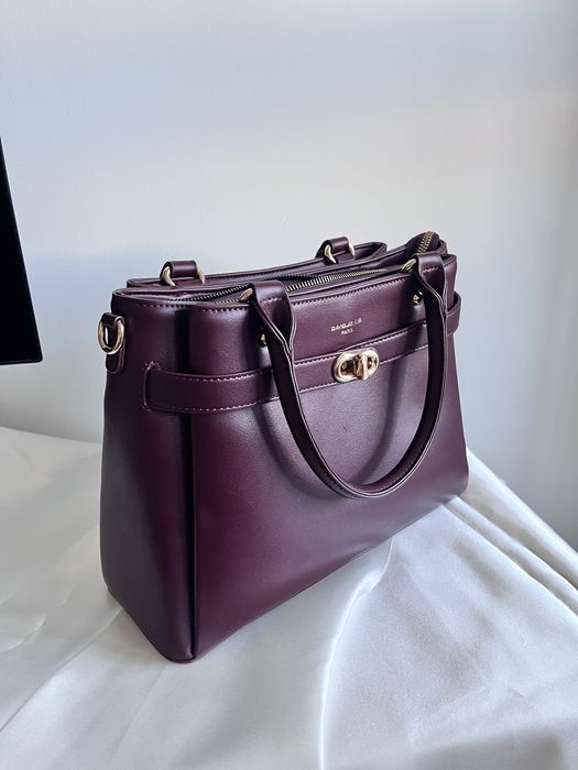 Чанта David Jones бордо