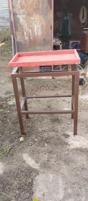 Вибро стол для брусчатки самаделныи