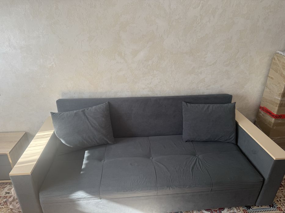 Диван премиум 215*80см цвет серый
