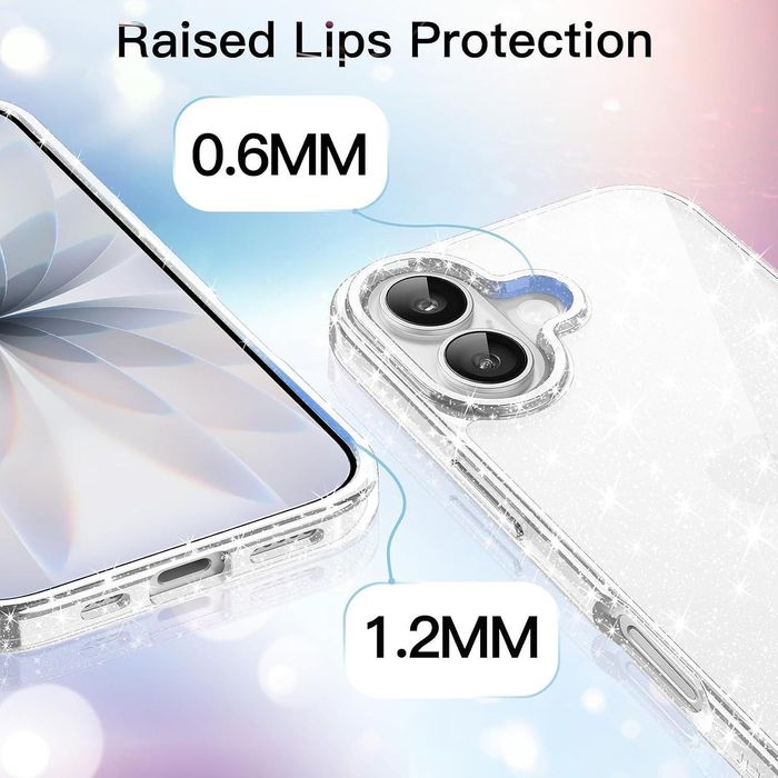 Блестящ кейс glitter case за apple iphone 17