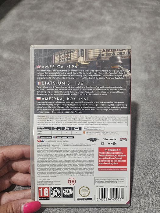 Wolfenstein 2 new colossus Nintendo switch