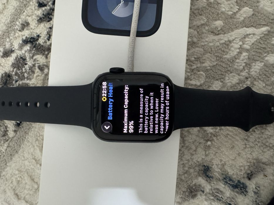 Apple watch orginal series 9 /41mmli midnight sotiladi