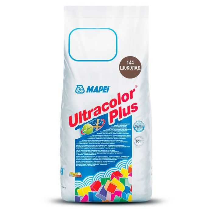 2 бр. фугираша смес ULTRACOLOR PLUS MAPEI ШОКОЛАД 144