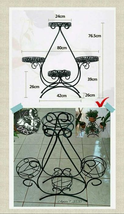 Оригинальные подставки под цветы.