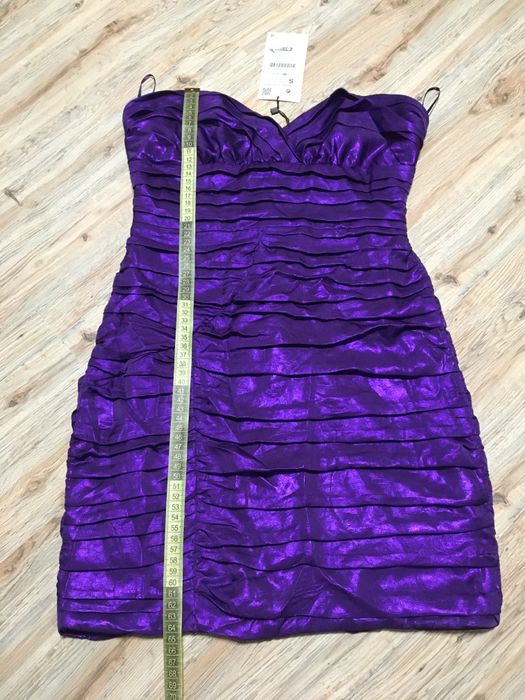 Rochie drapata mov Zara S