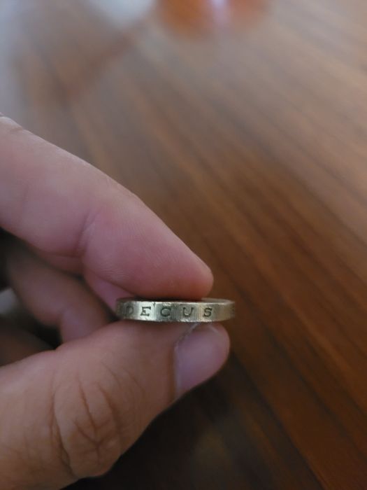 Moneda One Pound Regina Elisabeta II - 1996 "Decus et tutamen"