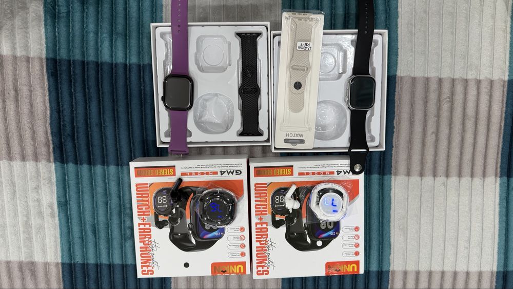 Смарт часы под оригинал watch в комплекте наушник