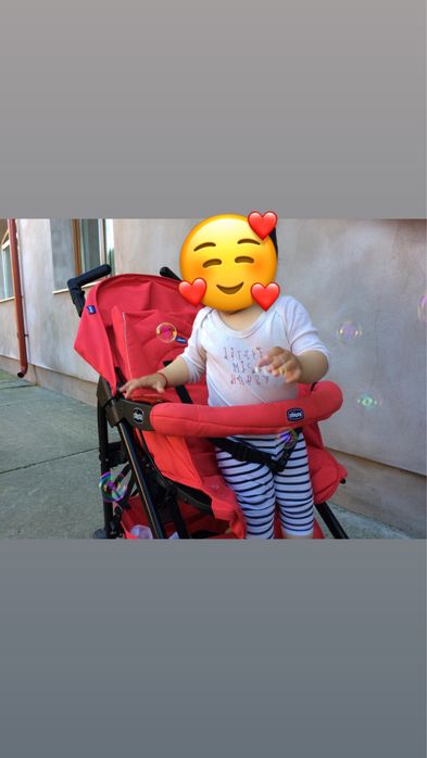 Carucior 3 in 1 Chicco Trio Sprint, cu kit auto, Rosu