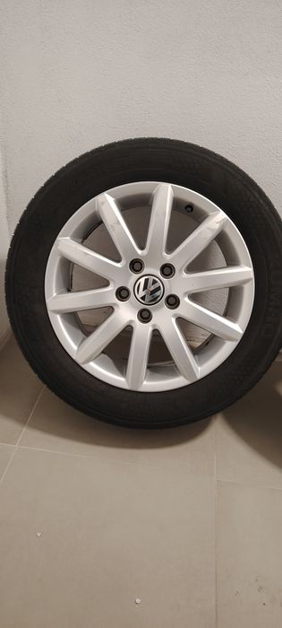 Jante Vw Passat, Jetta, Golf, Skoda + anvelope 205 55 16, dot 2023