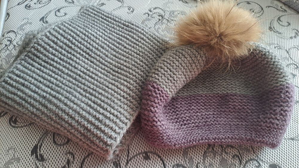 Шапка с шарфом бесплатно