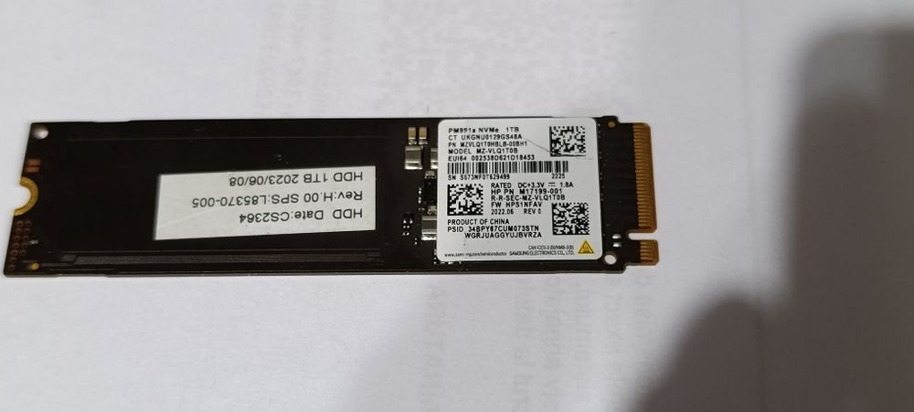 Vând SSD Samsung 1Tb perfect funcțional