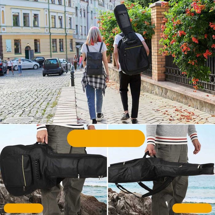 Husa chitara 41 inch impermeabila cu bretele reglabile si buzunare