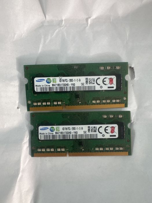 Ram DDR4 2x4 gb Samsung