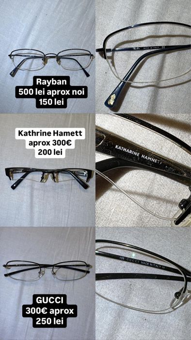 Ochelari de vedere diferite modele,am foarte multe modele