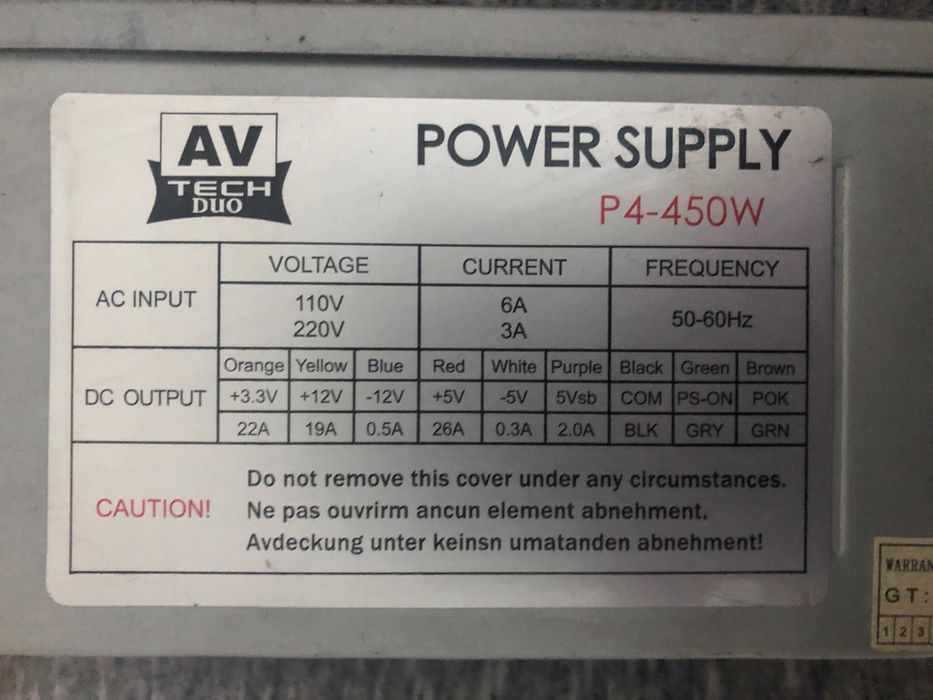 Блоки питания для ПК (4 шт). продаются отдельно или оптом по желанию