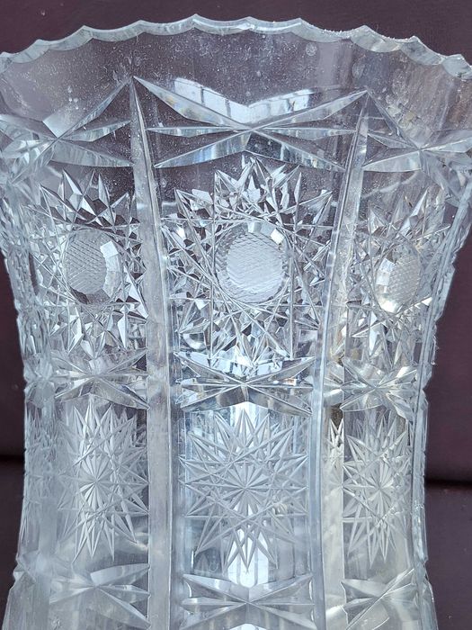 кристална ваза и прибори мод. Classic - посребрен мелхиор, руски