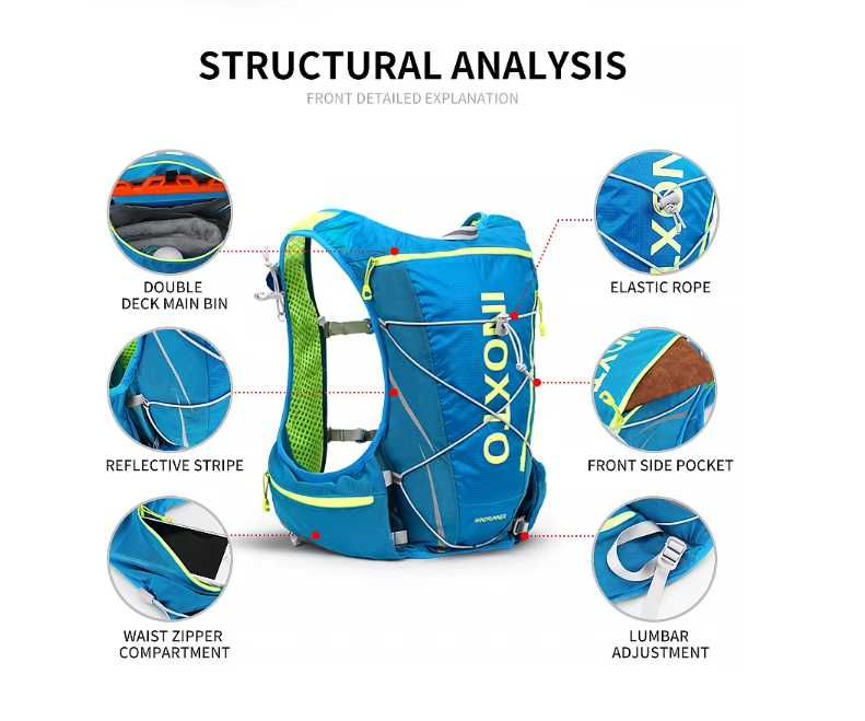 -50% INOXTO Ултра лека раница 8 литра | Бягане, колоездене, туризъм