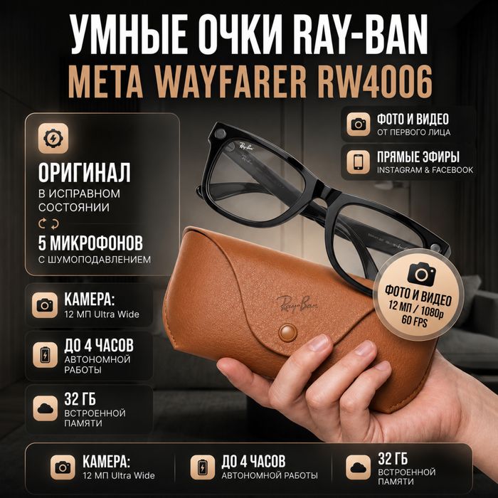 очки ray ban meta