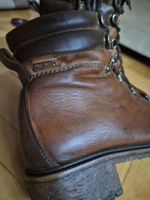 Ghete Pikolinos, Piele Naturală Premium, Made in Spain, Femei - 36