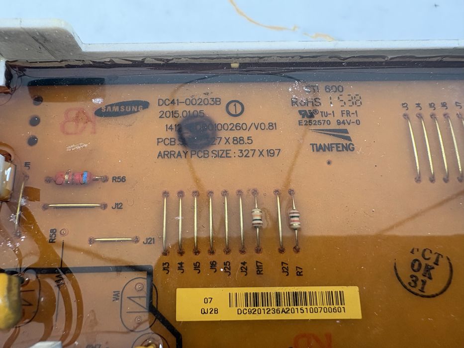 Panou central(display,placa de baza) masina spalat samsung eco bubble