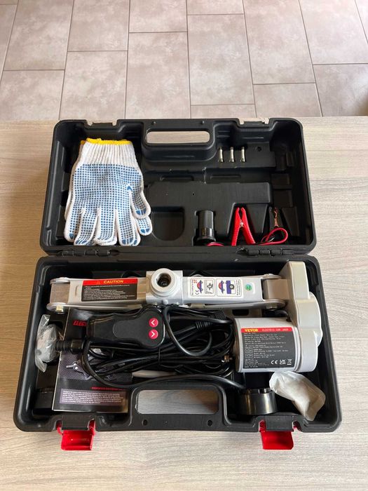 Електрически крик 3 тона 12V VEVOR в куфар + удължител