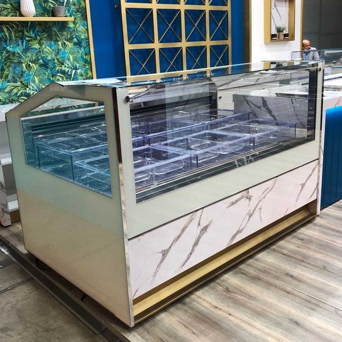Vitrină Înghețată Artizanală / Gelaterie – Design Modern