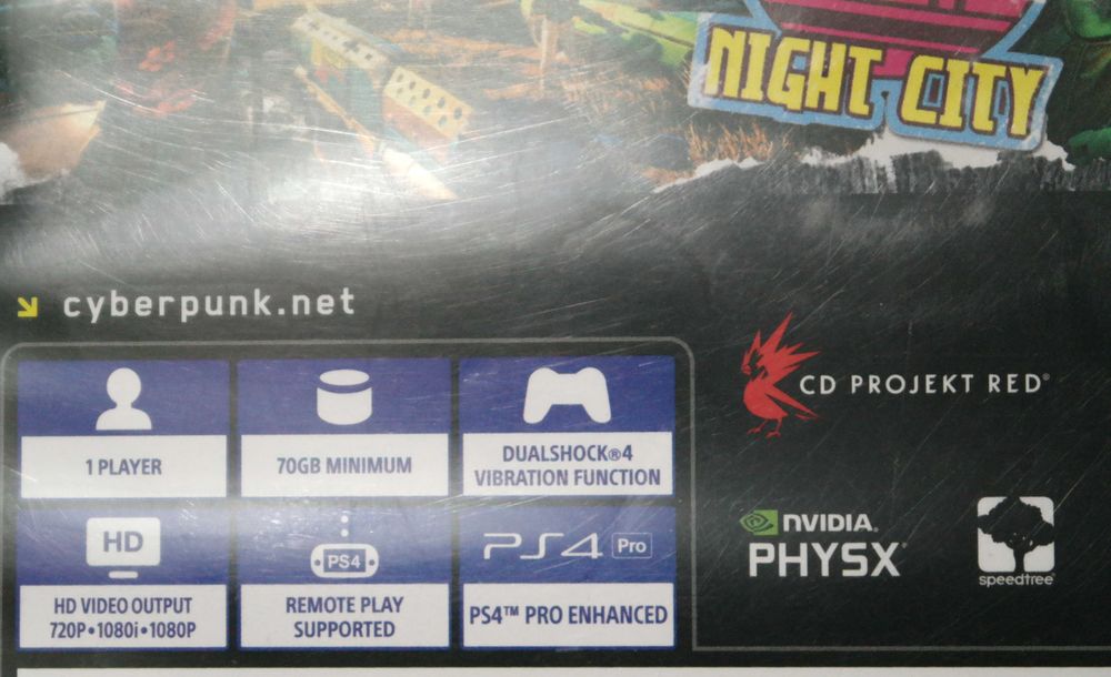Cyberpunk 2077 PS4 PlayStation 4