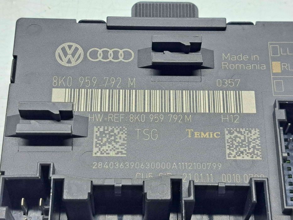 Modul confort Audi Q5 (8RB) [Fabr 2008-2016] S-line 8K0959792M