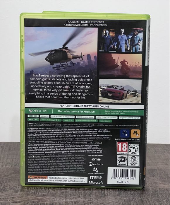 Joc Grand Theft Auto V GTA 5 Microsoft XBOX 360