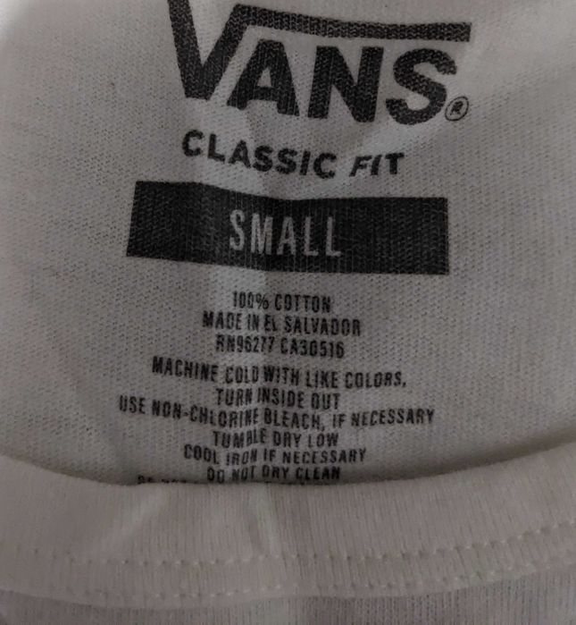 Vans Logo мъжки потници Чисто Нови размер S 2XL от Сащ