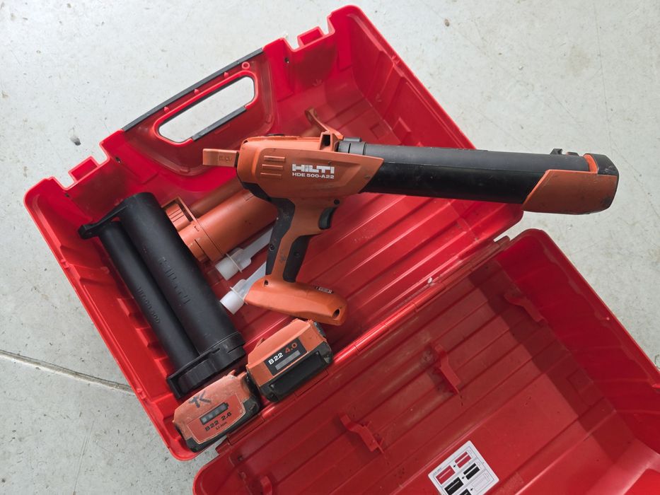 Пистолет за двукомпонентни химични смеси/силикони Wurth HDE 500-22A