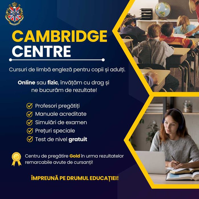 Cursuri de limba engleza-Cambridge