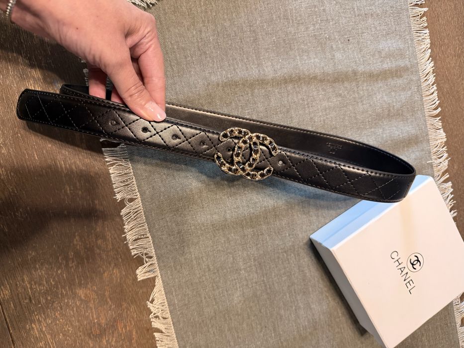 Curea Chanel piele naturala