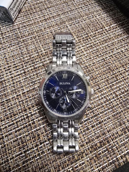 Bulova Classic Blue Chronograph