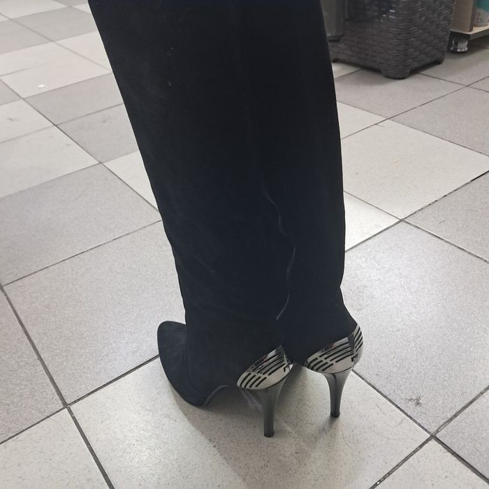 Сапоги на шпильке