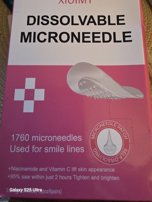 Микро игли за очи и устни гънки