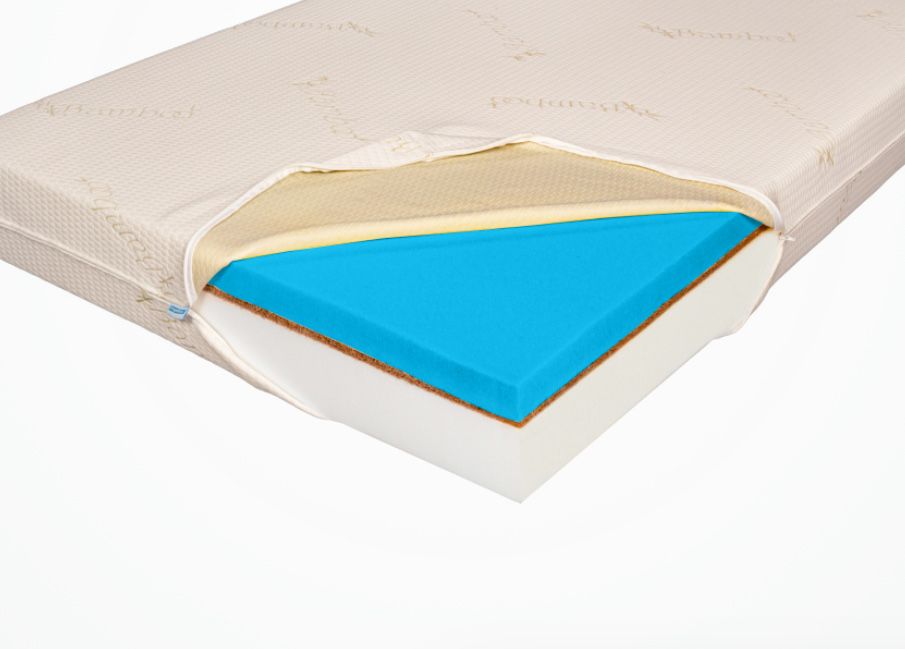 Saltea cu spuma de memorie si cocos