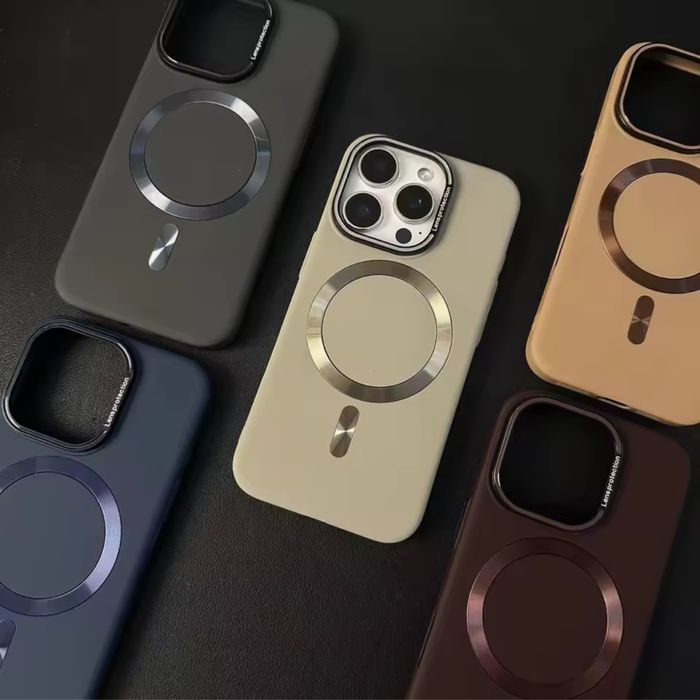 Iphone 16 PRO 16 PLUS 16 PRO MAX Husa Magsafe Plexi Hard Folie