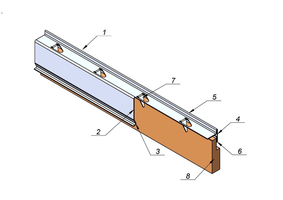 Профиль Н клинкер (клинкерная плитка)